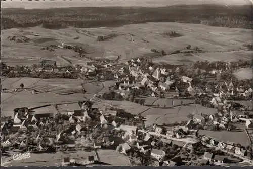 Ziemetshausen, Fliegeraufnahme, gelaufen 1961