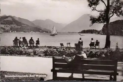 Bad Wiessee, Strandpromenade, gelaufen 1959