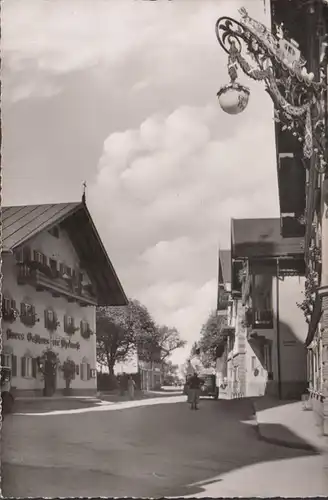 Oberstdorf, Dorfstrasse, Gasthaus zur Alpenrose, ungelaufen