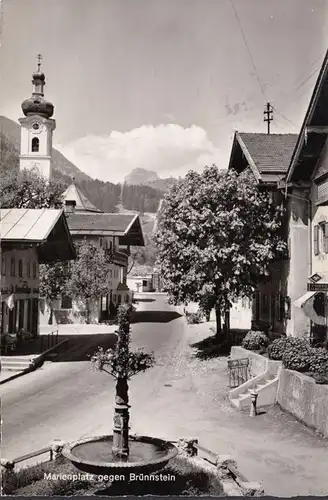 Oberaudorf, Marienplatz contre Brünnstein, couru en 1955