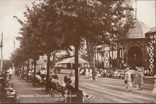 Ostseebad Zinnowitz, Beim Konzert, ungelaufen