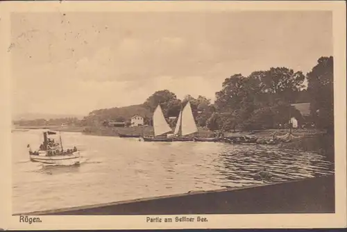 Rügen, Au lac de Sellin, couru en 1923