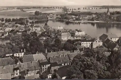 Malchow, Stadtansicht, gelaufen 1961