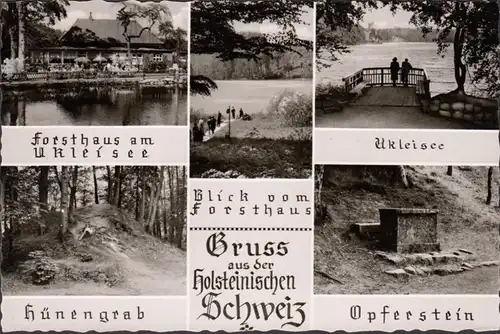 Holsteinische Schweiz, Ukleisee, Forsthaus, Hünengrab, Opferstein, ungelaufen
