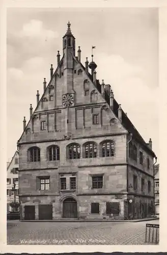 Weissenburg, Altes Rathaus, gelaufen 1950