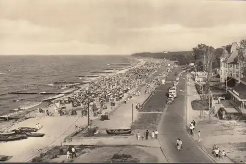 Kühlungsborn, Strand Promenade, gelaufen 1971