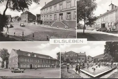 Eilsleben, Wilhelmstrasse, lycée, restaurant, maternelle, couru 1986