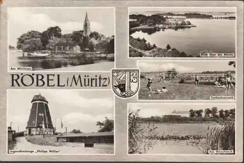 Röbel, Müritzsee, Seebadestelle, Jugendherberge, gelaufen