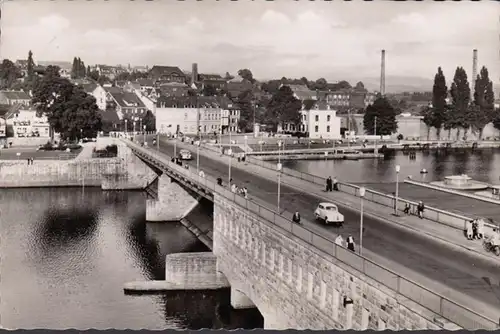 Kettwig, Rheinbrücke, gelaufen 1954