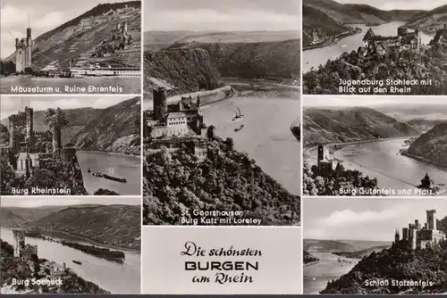 Die schönsten Burgen am Rhein, gelaufen 1959