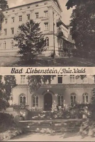 Bad Liebenstein, Hotel Carlotte, ungelaufen