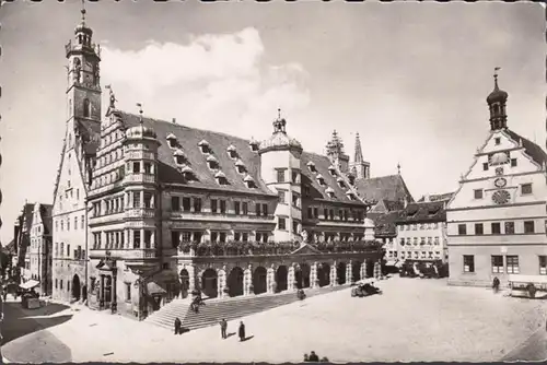 Rothenburg o. d. Tauber, Rathaus, gelaufen 1957