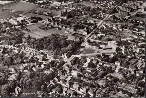 Langenfeld, Fliegeraufnahme, gelaufen