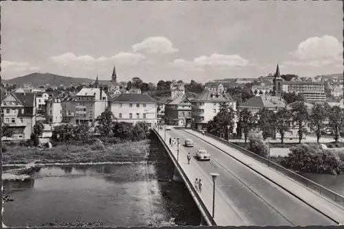 Werdohl, Lennebrücke, gelaufen 1964