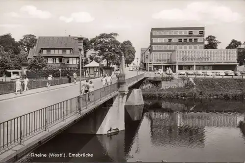 Rheine, Emsbrücke, ungelaufen