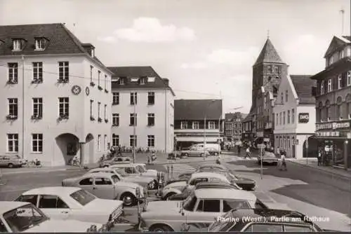 Rheine, Partie am Rathaus, ungelaufen