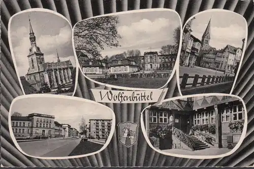 Wolfenbüttel, vue de la ville, couru en 1964