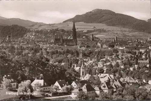 Freiburg i.Br., Stadtansicht, gelaufen 1959