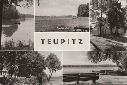 Teupitz, Teupizer Lac, Multi-image, couru 1982