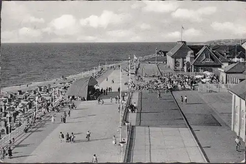 Sylt, Westerland, Kurpromenade, couru en 1963