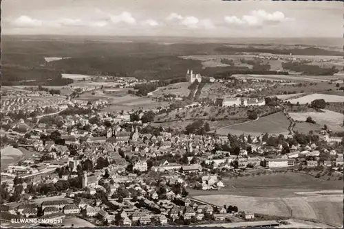 Ellwangen, Fliegeraufnahme, ungelaufen