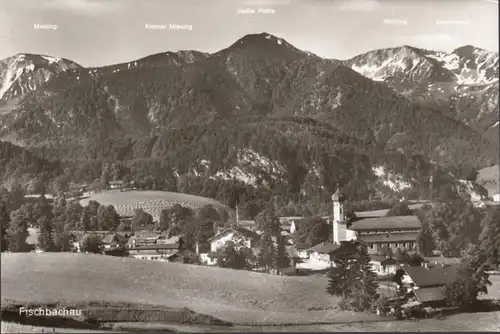 Fischbachau, vue de la ville, incurvée