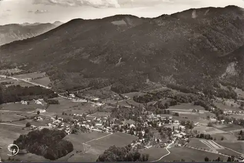 Bad Heilbrunn, Fliegeraufnahme, gelaufen 1966