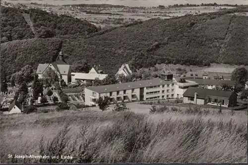 Arzbach, Altersheim und Kirche, ungelaufen