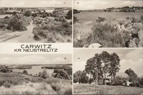 Carwitz, Hans Fallada Haus, Carwitzer See, Hauptmannsberg, gelaufen 1975