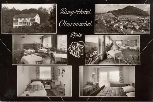 Obermoschel, Burg Hotel, Mehrbild, ungelaufen