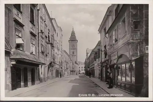 Enns, Linzerstrasse, ungelaufen