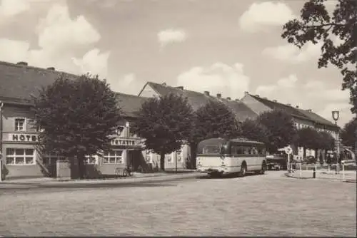 Biesenthal, Am Marktplatz, Omnibus, ungelaufen