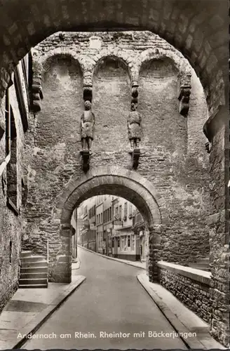 Andernach, porte du Rhin avec boulangers, non couru