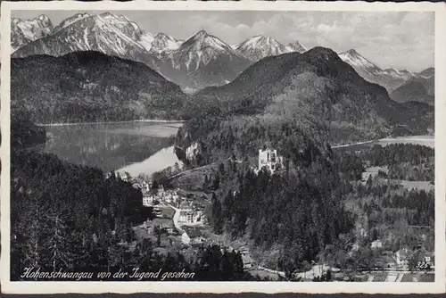 Hohenschwangau von der Jugend gesehen, ungelaufen