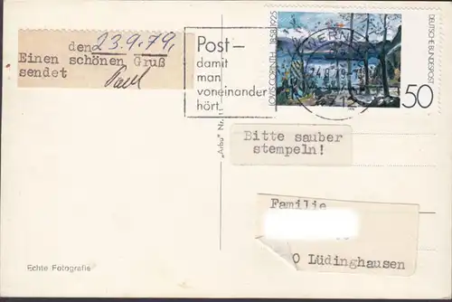 Hamburg, Landungsbrücken, gelaufen 1979