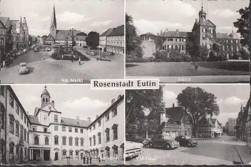 Eutin, Au marché, Château, Maison Voss, couru en 1958