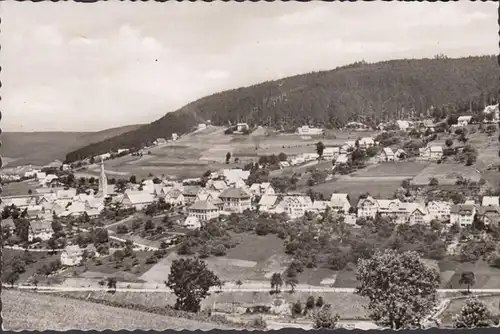Baiersbronn, Stadtansicht, gelaufen 1955