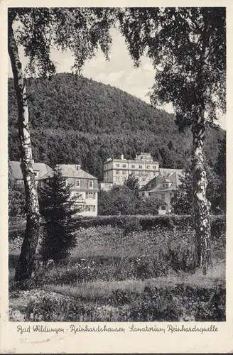 Bad Wildungen, Sanatorium Rheinhard Source, couru en 1951