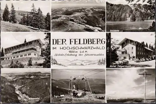 Le Feldberg, Hôtel Jägermatt, Lifting, Tour de télévision, couru 1962