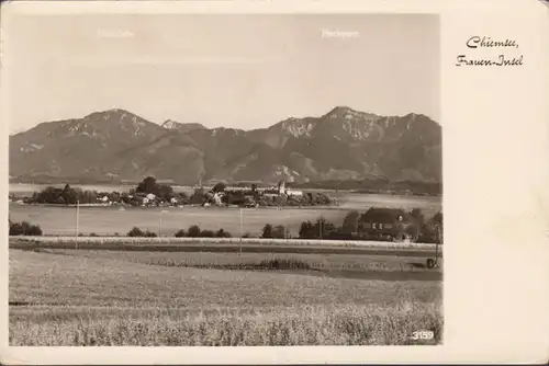 Chiemsee, Frauen Insel, gelaufen 1957