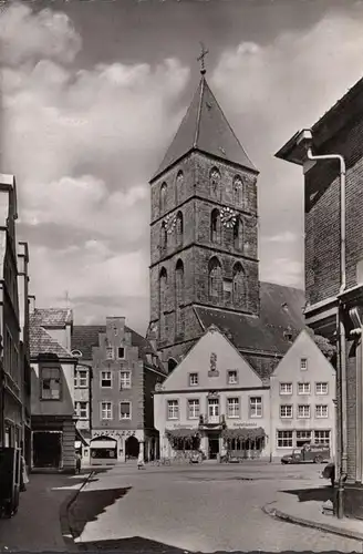 Rheine, Durchblick zum Markt, gelaufen 1959