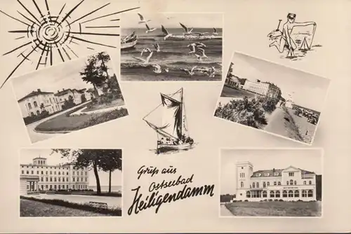 Heiligendamm, Sanatorium für Werktätige, gelaufen 1965