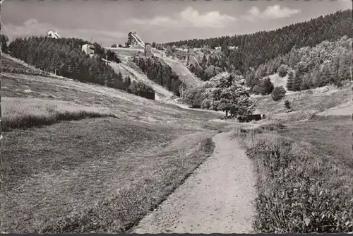 Oberwiesenthal, Die drei Sprungschanzen, gelaufen 1959