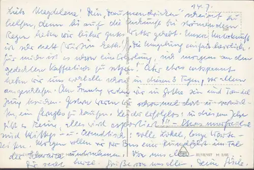 Friedrichroda, Kreuz auf dem Schauenburgberg, ungelaufen