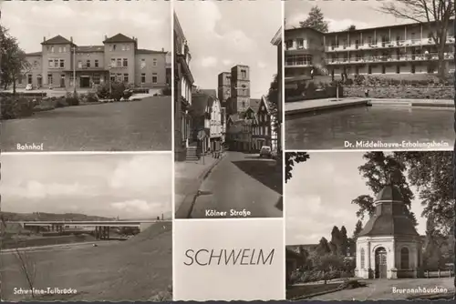 Schwelm, Bahnhof, Kölner Strasse, Talbrücke, Erholungsheim, ungelaufen