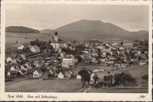 Cham, Lam avec arc de haute, vue de la ville, couru en 1952