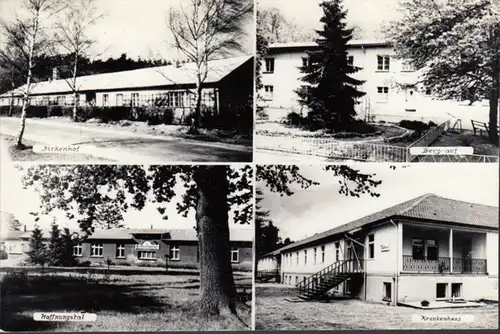 Bernau bei Berlin, Hoffnungstaler Anstalten, Mehrbild, gelaufen 1974