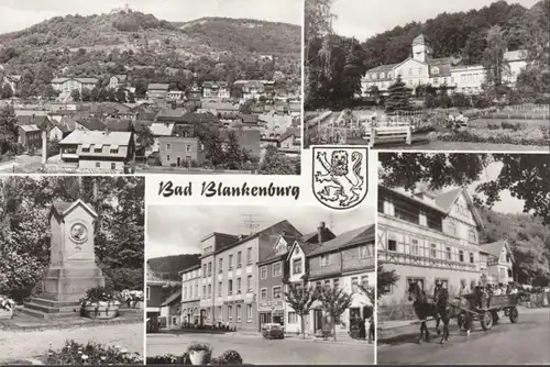 Bad Blankenburg, Burgruine, Erholungsheim, Denkmal, Kutschfahrt, ungelaufen