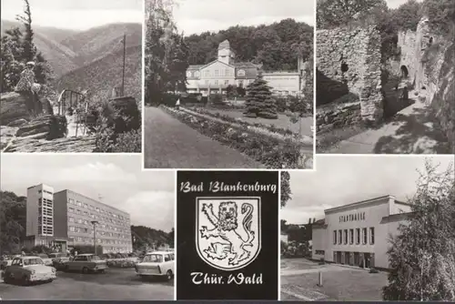 Bad Blankenburg, Griesbachfelsen, Erholungsheim, Stadthalle, ungelaufen