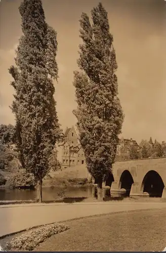 Saalebrücke mit Saaltor, ungelaufen